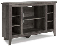 Thumbnail for Arlenbry - Gray - Corner TV Stand/Fireplace Opt Tony's Home Furnishings Furniture. Beds. Dressers. Sofas.