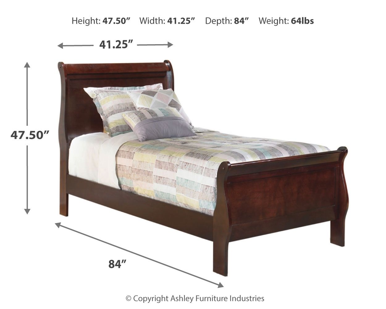 Alisdair - Sleigh Bed Set - Tony's Home Furnishings