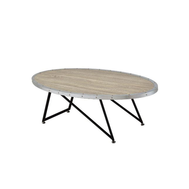 Allis - Coffee Table - Weathered Gray Oak - Tony's Home Furnishings