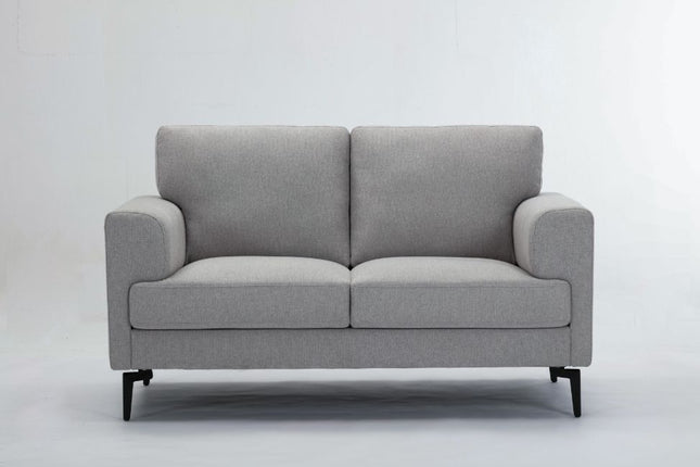 Kyrene - Loveseat - Light Gray Linen - Tony's Home Furnishings