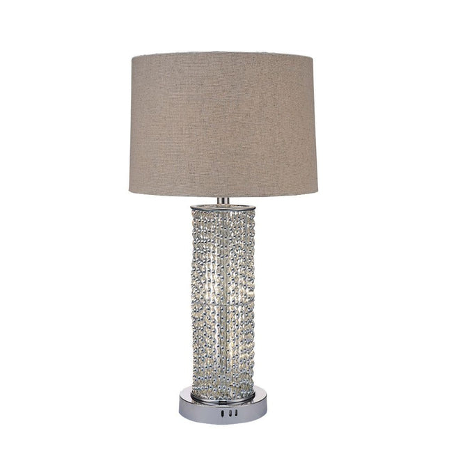 Britt - Table Lamp - Chrome - Tony's Home Furnishings