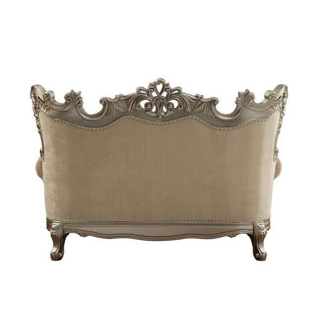 Ranita - Loveseat - Fabric & Champagne - Tony's Home Furnishings