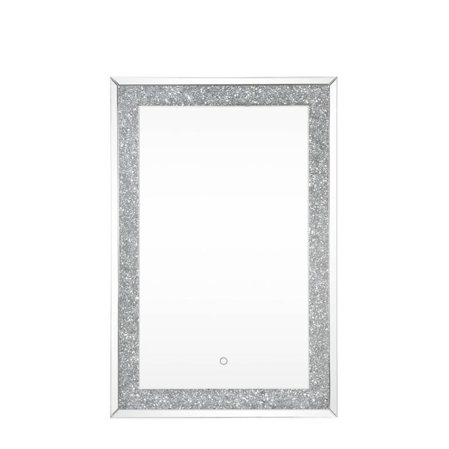 Noralie - Wall Decor - Mirrored & Faux Diamonds - Wood - 47" - Tony's Home Furnishings