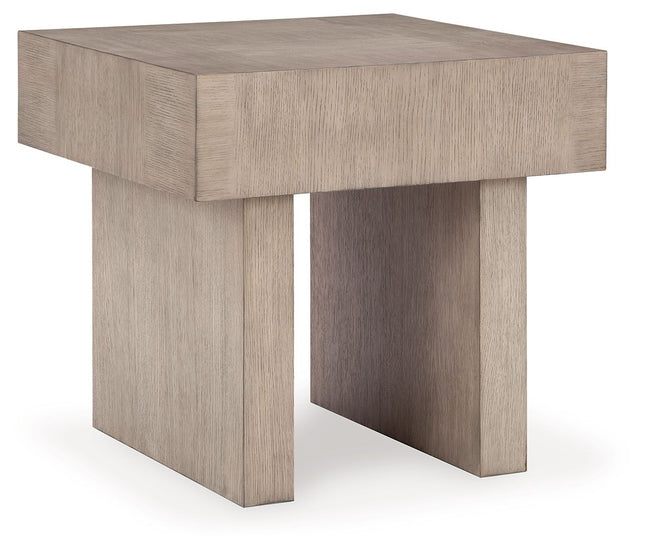 Jorlaina - Light Grayish Brown - Square End Table - Tony's Home Furnishings