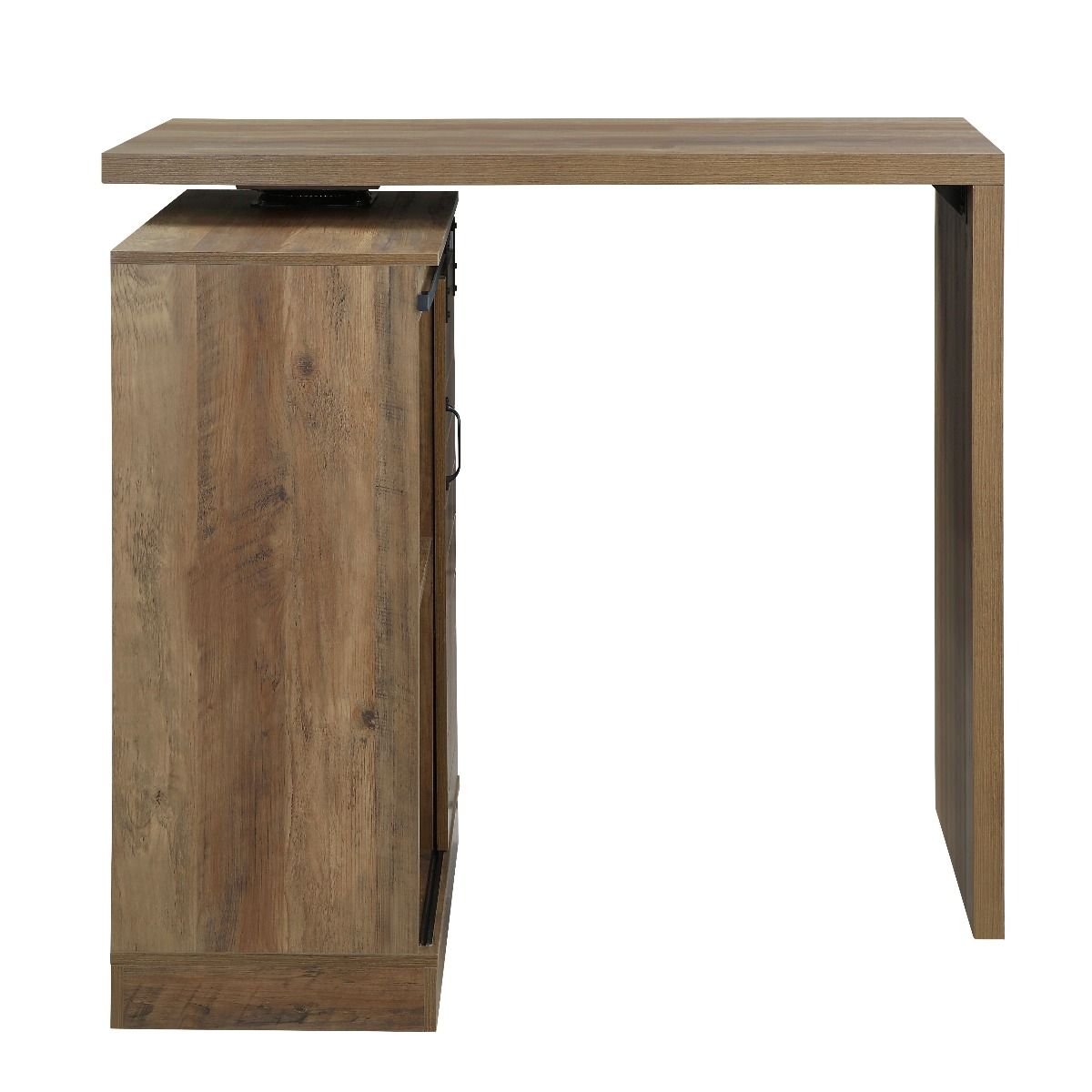 Quillon - Bar Table - Rustic Oak Finish - Tony's Home Furnishings