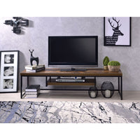 Thumbnail for Bob - TV Stand - Weathered Oak & Black - Tony's Home Furnishings