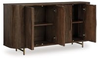 Thumbnail for Amickly - Dark Brown - Accent Cabinet - Tony's Home Furnishings