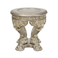 Danae - End Table - Champagne & Gold Finish - 27