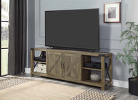 Thumbnail for Abiram - TV Stand - Rustic Oak Finish - Tony's Home Furnishings