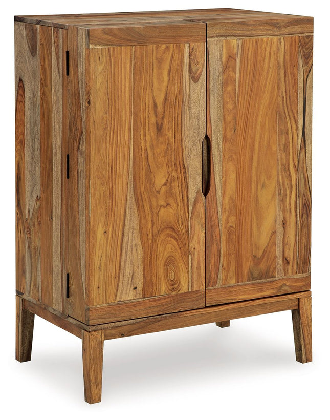 Dressonni - Brown - Bar Cabinet - Tony's Home Furnishings