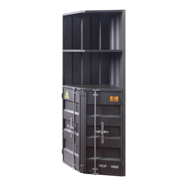 Cargo - Bookshelf - Gunmetal - 60" - Tony's Home Furnishings