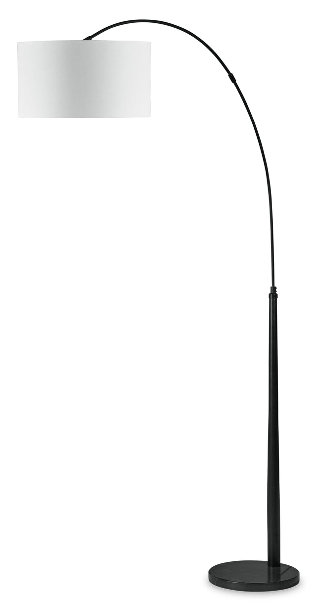 Veergate - Black - Metal Arc Lamp Signature Design by Ashley® Yakima WA