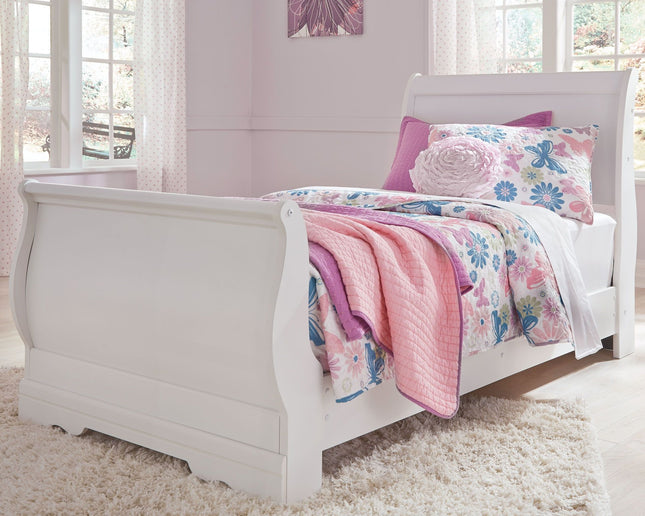 Anarasia - Sleigh Bed - Tony's Home Furnishings