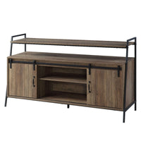 Rashawn TV Stand - Rustic Oak & Black Finish - Tony's Home Furnishings