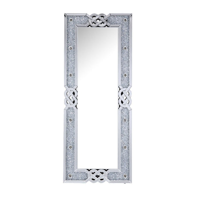 Noralie - Accent Floor Mirror - Pearl Silver - Tony's Home Furnishings