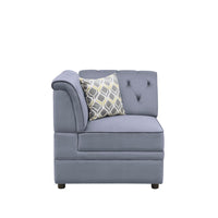 Thumbnail for Bois II - Wedge - Gray Velvet - Tony's Home Furnishings