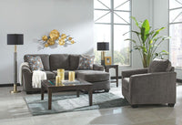 Thumbnail for Brise - Slate - 2 Pc. - Sofa Chaise, Chair Tony's Home Furnishings Furniture. Beds. Dressers. Sofas.