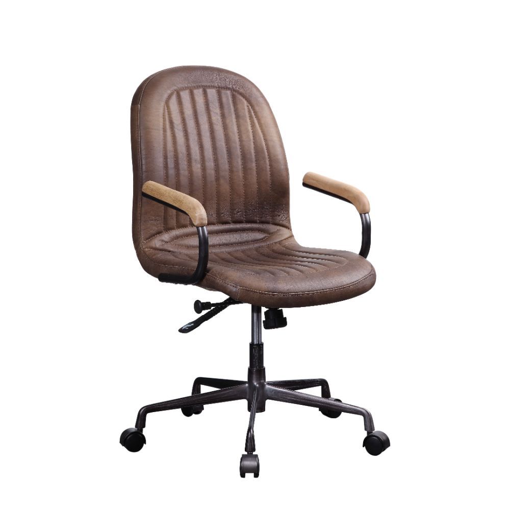 Acis - Executive Office Chair - Vintage Chocolate Top Grain Leather - Tony's Home Furnishings