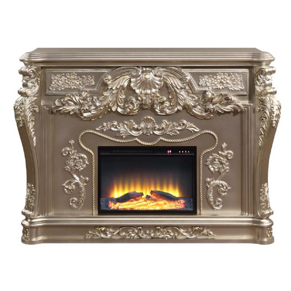 Zabrina - Fireplace - Antique Silver Finish - 49.7" - Tony's Home Furnishings