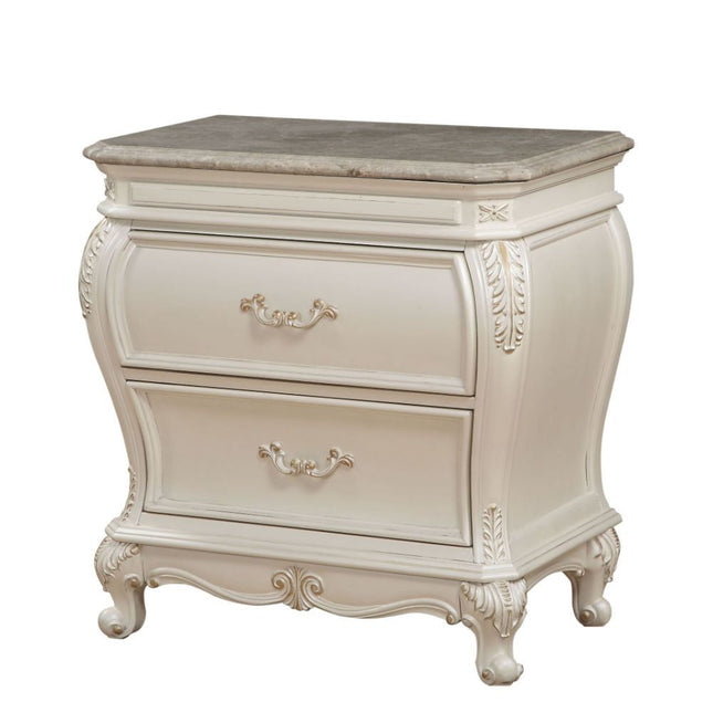 Chantelle - Nightstand - Pearl White - Tony's Home Furnishings