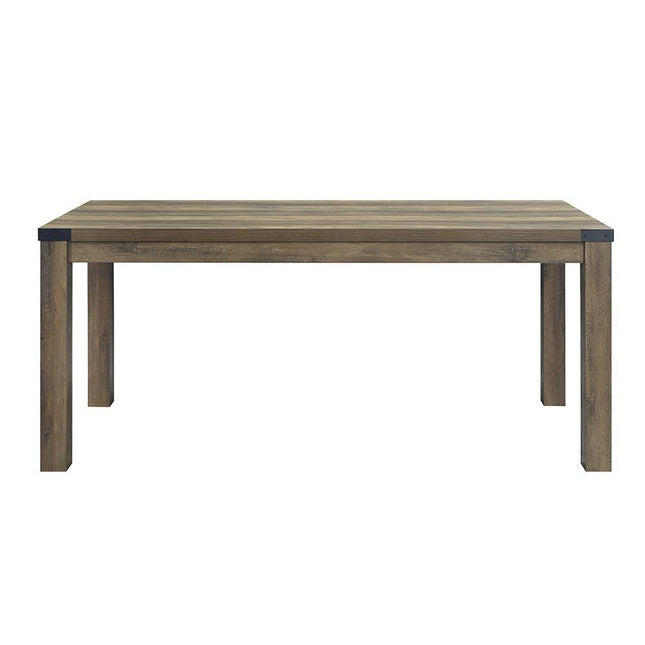 Abiram - Dining Table - Rustic Oak Finish - Tony's Home Furnishings