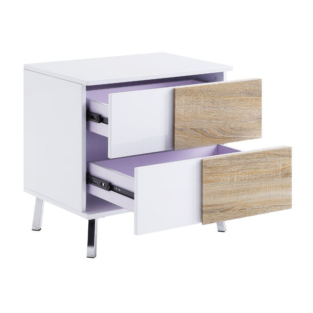 Verux - End Table - White High Gloss - Tony's Home Furnishings