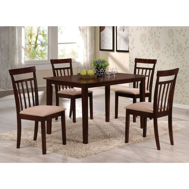 Samuel - Dining Table - Espresso & Microfiber - Tony's Home Furnishings