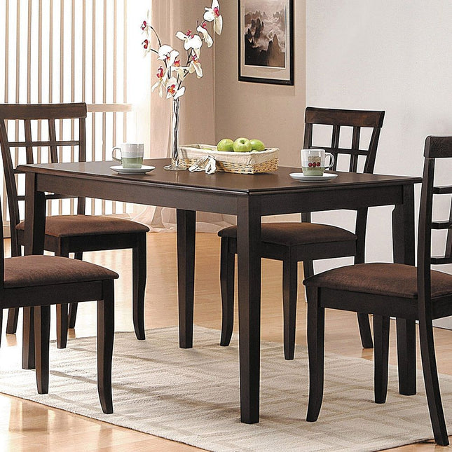 Cardiff - Dining Table - Dark Brown - 48" - Tony's Home Furnishings