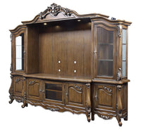 Latisha - Entertainment Center - Antique Oak Finish - Tony's Home Furnishings