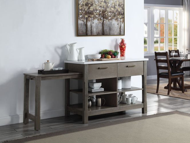 Feivel - Counter Height Table - Brown, Dark - Tony's Home Furnishings