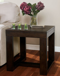 Thumbnail for Watson - Dark Brown - Square End Table - Tony's Home Furnishings
