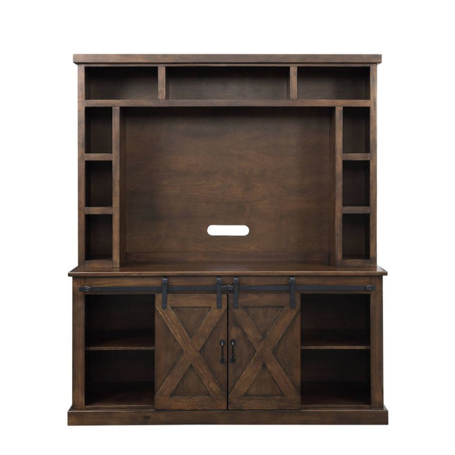 Aksel - Entertainment Center - Walnut - Tony's Home Furnishings