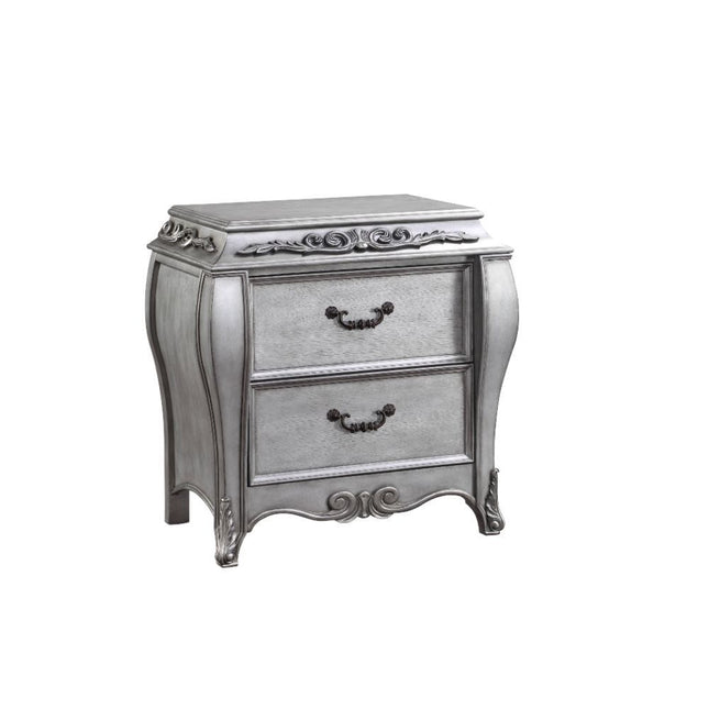 Leonora - Nightstand - Vintage Platinum - Tony's Home Furnishings