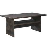 Thumbnail for Easy - Dark Brown / Beige - Rect Multi-use Table Tony's Home Furnishings Furniture. Beds. Dressers. Sofas.