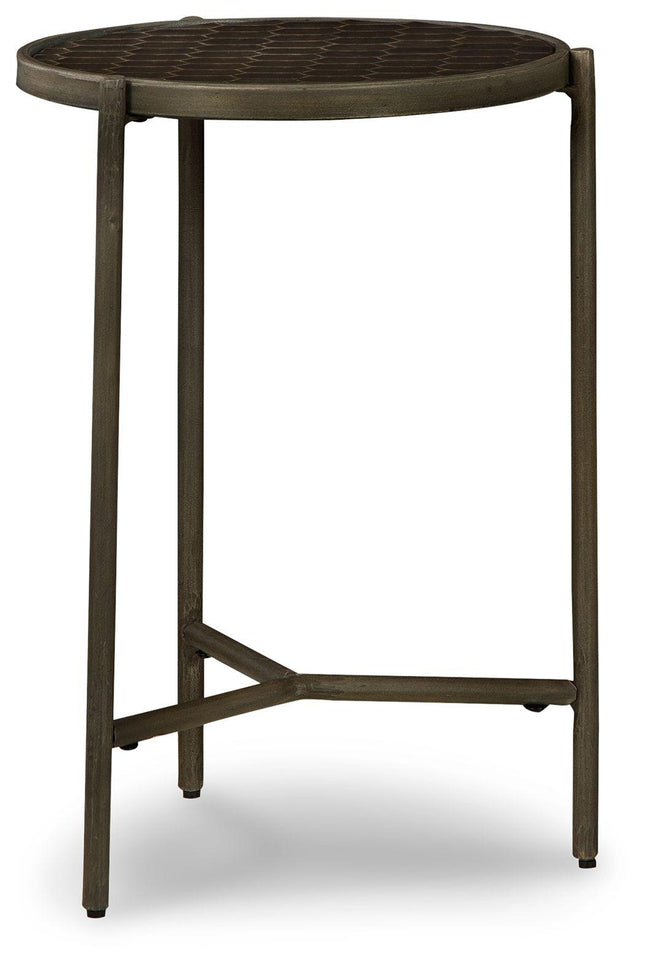 Doraley - Brown / Gray - Round Side End Table Signature Design by Ashley® 