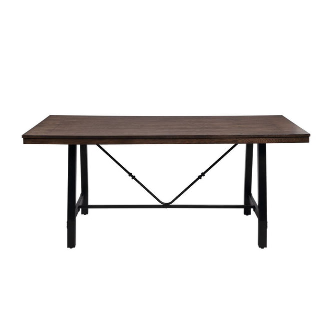 Mariatu - Bench - Oak & Black - Tony's Home Furnishings