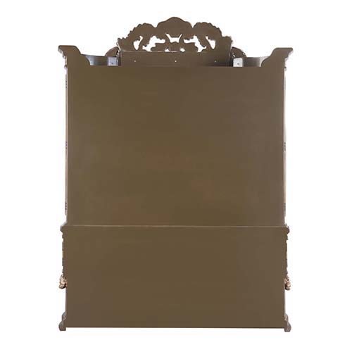 Constantine - Curio - Brown & Gold Finish - Tony's Home Furnishings