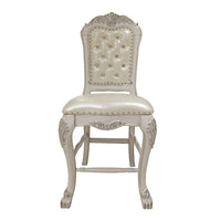 Thumbnail for Dresden - Counter Height Chair (Set of 2) - PU & Bone White Finish - Tony's Home Furnishings
