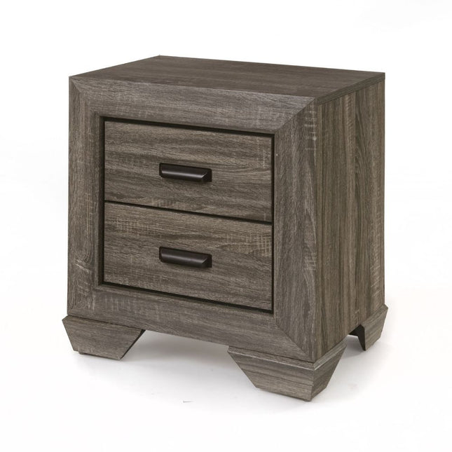 Lyndon - Nightstand - Weathered Gray Grain - Tony's Home Furnishings