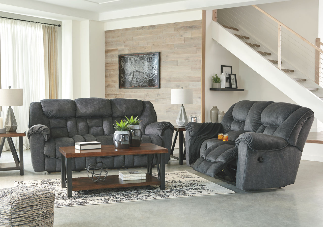 Capehorn - Granite - Reclining Sofa - Tony's Home Furnishings