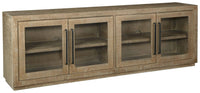 Thumbnail for Waltleigh - Distressed Brown - Accent Cabinet Tony's Home Furnishings Furniture. Beds. Dressers. Sofas.