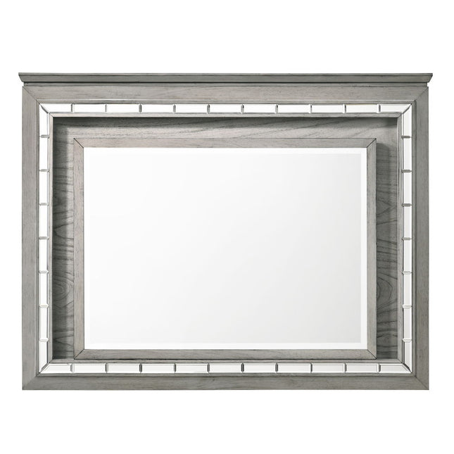 Antares - Mirror - Light Gray Oak - Tony's Home Furnishings