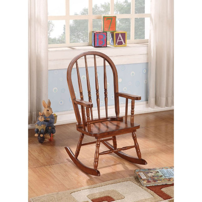 Kloris - Youth Rocking Chair - Tobacco - 28" - Tony's Home Furnishings