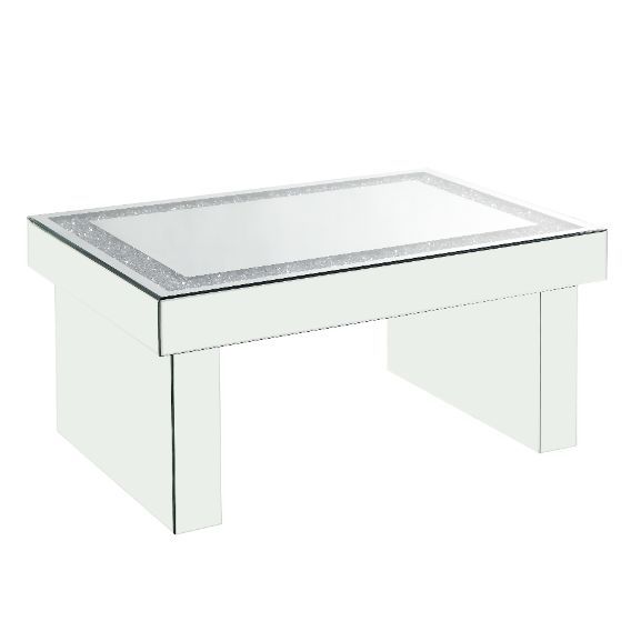 Noralie - Coffee Table - Pearl Silver - 18" - Tony's Home Furnishings