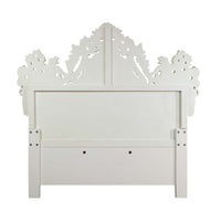 Thumbnail for Adara - Eastern King Bed - White PU & Antique White Finish - Tony's Home Furnishings