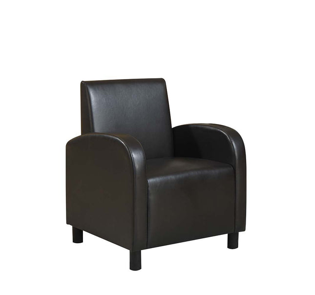 Maxie - Accent Chair - Black PU - Tony's Home Furnishings