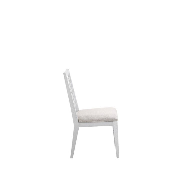 Aromas - Side Chair (Set of 2) - White Oak & Fabric - Tony's Home Furnishings