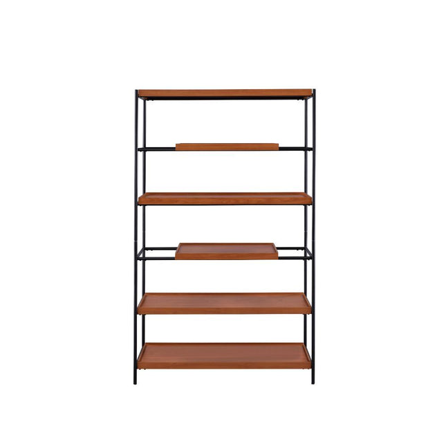 Oaken - Bookshelf - Honey Oak & Black - Tony's Home Furnishings