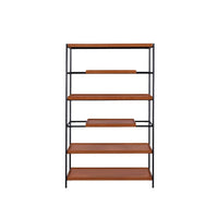 Oaken - Bookshelf - Honey Oak & Black - Tony's Home Furnishings