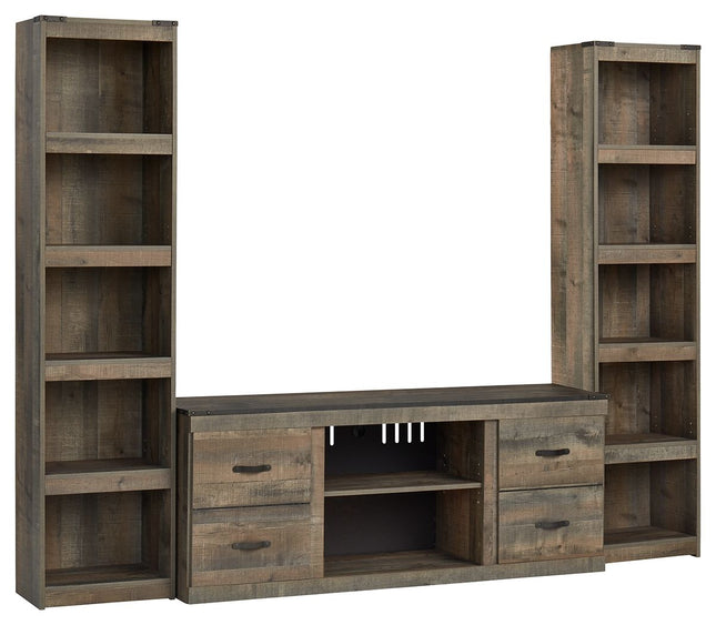 Trinell - Brown - 3-Piece Entertainment Center Signature Design by Ashley® 